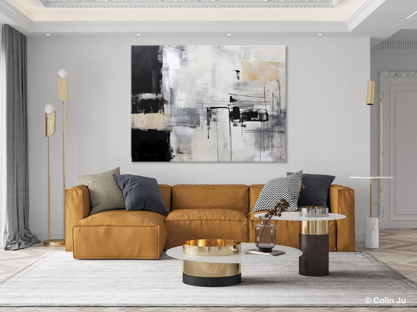 Modern Paintings for Bedroom, Living Room Wall Canvas Painting, Extra Large Abstract Artwork, Original Hand Painted Acrylic Painting-Art Painting Canvas