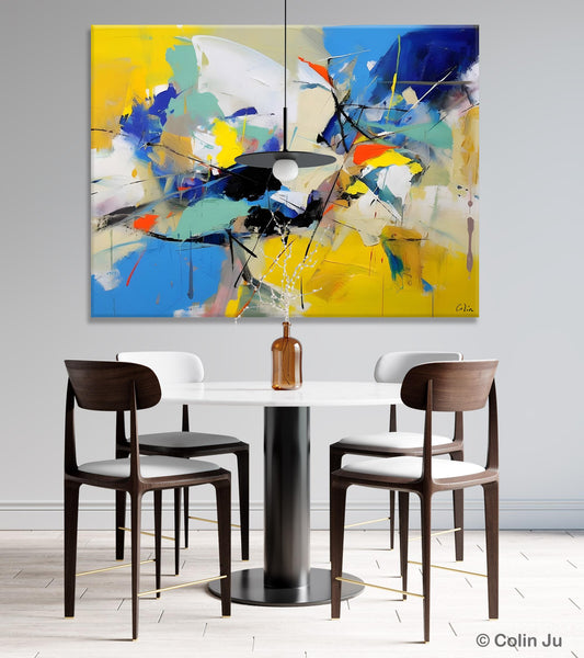 Living Room Wall Art Ideas, Original Modern Wall Art Paintings, Modern Paintings for Bedroom, Buy Paintings Online, Oversized Canvas Painting for Sale-Art Painting Canvas