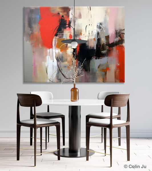 Large Wall Art Paintings Behind Sofa, Acrylic Paintings on Canvas, Original Acrylic Paintings, Modern Canvas Paintings, Hand Painted Canvas Art-Art Painting Canvas