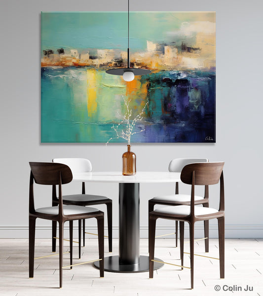 Contemporary Canvas Wall Art, Original Hand Painted Canvas Art, Acrylic Paintings Behind Sofa, Abstract Paintings for Bedroom, Buy Paintings Online-Art Painting Canvas