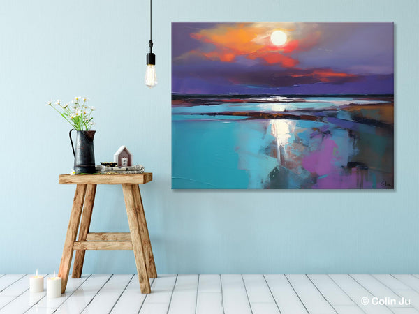 Original Landscape Abstract Painting, Simple Wall Art Ideas, Living Room Abstract Paintings, Large Landscape Canvas Paintings, Buy Art Online