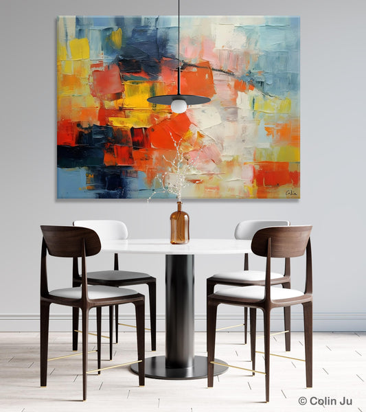 Simple Abstract Painting for Dining Room, Modern Paintings for Living Room, Original Contemporary Modern Art Paintings, Bedroom Wall Art Ideas-Art Painting Canvas