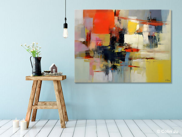 Large Acrylic Painting, Huge Paintings for Living Room, Hand Painted Wall Art Painting, Original Modern Canvas Artwork