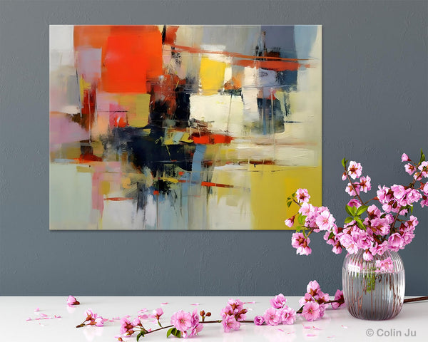 Large Acrylic Painting, Huge Paintings for Living Room, Hand Painted Wall Art Painting, Original Modern Canvas Artwork