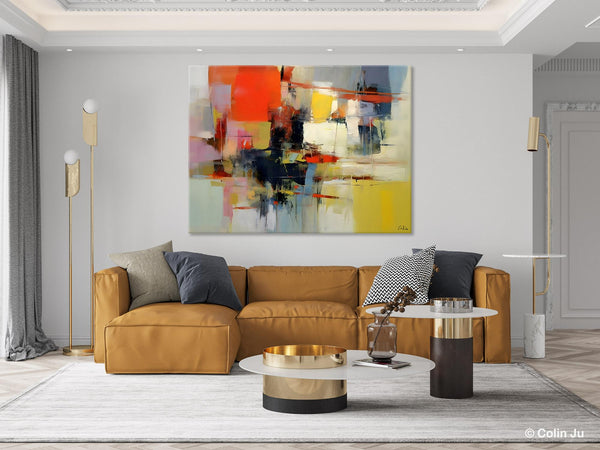 Large Acrylic Painting, Huge Paintings for Living Room, Hand Painted Wall Art Painting, Original Modern Canvas Artwork