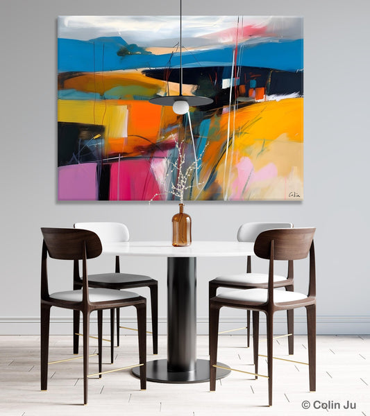 Large Painting on Canvas, Buy Large Paintings Online, Simple Modern Art, Original Contemporary Abstract Art, Bedroom Canvas Painting Ideas-Art Painting Canvas