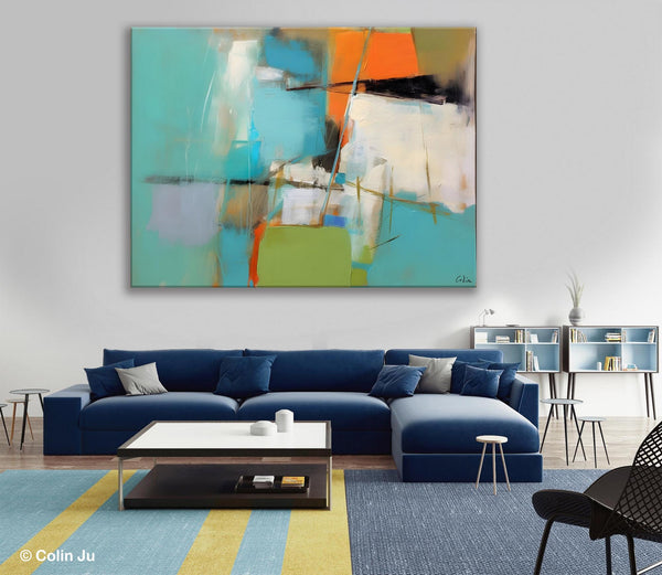 Large Wall Art Painting for Living Room, Contemporary Acrylic Painting on Canvas, Original Canvas Art, Modern Abstract Wall Paintings-Art Painting Canvas