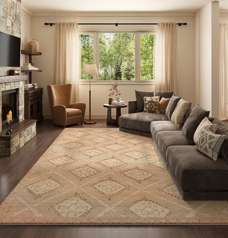 Modern Rugs under Dining Room Table, Geometric Modern Carpets for Office, Abstract Modern Rugs for Living Room, Contemporary Modern Rugs Next to Bed