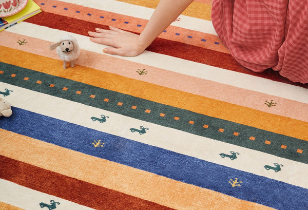 Modern Runner Rugs Next to Bed, Contemporary Runner Rugs for Children's Room, Runner Rugs for Hallway, Bathroom Runner Rugs, Kitchen Runner Rugs-Art Painting Canvas