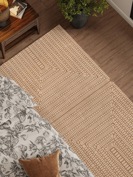 Mid Century Geometric Carpets, Modern Rugs under Dining Room Table, Contemporary Modern Rugs Next to Bed, Abstract Modern Rugs for Living Room-Art Painting Canvas