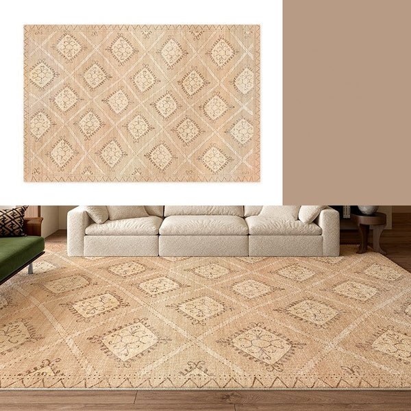 Modern Rugs under Dining Room Table, Geometric Modern Carpets for Office, Abstract Modern Rugs for Living Room, Contemporary Modern Rugs Next to Bed-Art Painting Canvas