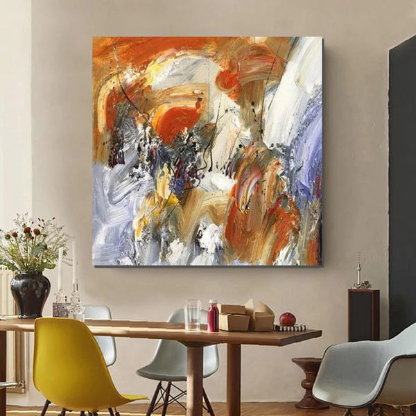 Large Paintings for Living Room, Bedroom Wall Painting, Hand Painted Acrylic Painting, Modern Contemporary Art, Modern Paintings for Dining Room-Art Painting Canvas