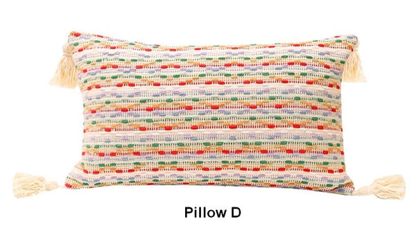 Modern Sofa Cushion, Decorative Modern Pillows for Couch, Colorful Modern Sofa Pillows Covers, Decorative Pillows for Living Room-Art Painting Canvas