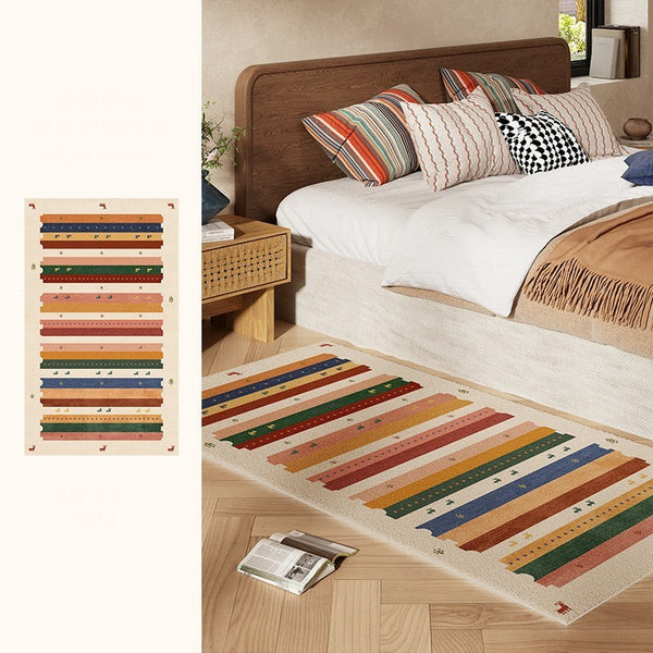 Modern Runner Rugs Next to Bed, Contemporary Runner Rugs for Children's Room, Runner Rugs for Hallway, Bathroom Runner Rugs, Kitchen Runner Rugs-Art Painting Canvas