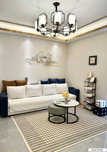 Unique Modern Rugs for Living Room, Large Modern Rugs for Bedroom, Geometric Area Rugs under Coffee Table, Contemporary Modern Rugs for Dining Room