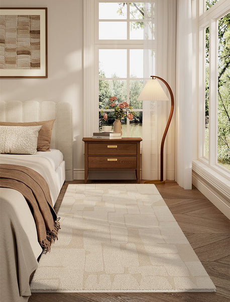 Contemporary Modern Rugs Next to Bed, Abstract Modern Rugs for Living Room, Mid Century Geometric Carpets, Modern Rugs under Dining Room Table-Art Painting Canvas