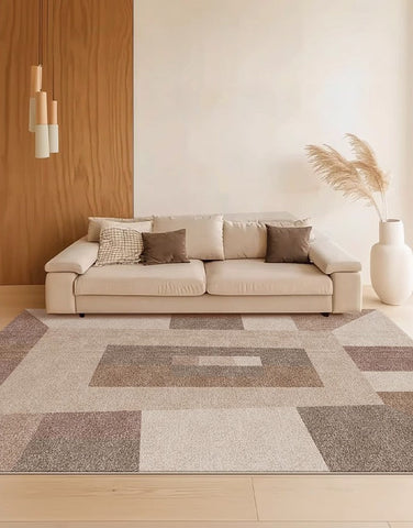Bedroom Modern Rugs, Living Room Modern Rugs, Dining Room Geometric Modern Rugs, Extra Large Contemporary Modern Rugs for Office-Art Painting Canvas