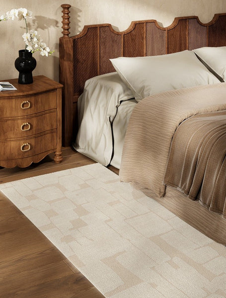 Contemporary Modern Rugs Next to Bed, Abstract Modern Rugs for Living Room, Mid Century Geometric Carpets, Modern Rugs under Dining Room Table-Art Painting Canvas