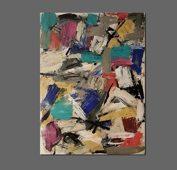 Large Abstract Paintings, Contemporary Acrylic Wall Art Ideas, Large Paintings for Living Room, Simple Modern Art, Modern Canvas Painting-Art Painting Canvas