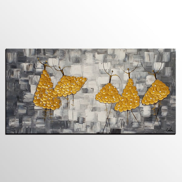 Contemporary Paintings, Custom Abstract Painting, Original Painting for Sale, Ballet Dancer Painting, Paintings for Bedroom-Art Painting Canvas