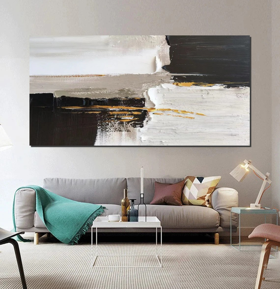 Contemporary Canvas Artwork, Abstract Wall Art Paintings, Modern Art Paintings for Dining Room, Large Acrylic Paintings on Canvas, Hand Painted Wall Art Paintings-Art Painting Canvas