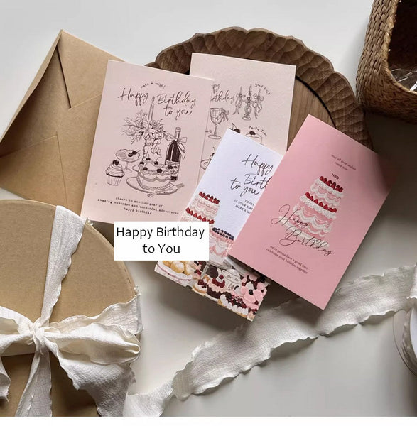 Creative Birthday Greeting Cards, Birthday Cards to Friends, Happy Birthday Cards, Beautiful Birthday Greeting Cards to Lovers, Greeting Cards to Mother-Art Painting Canvas