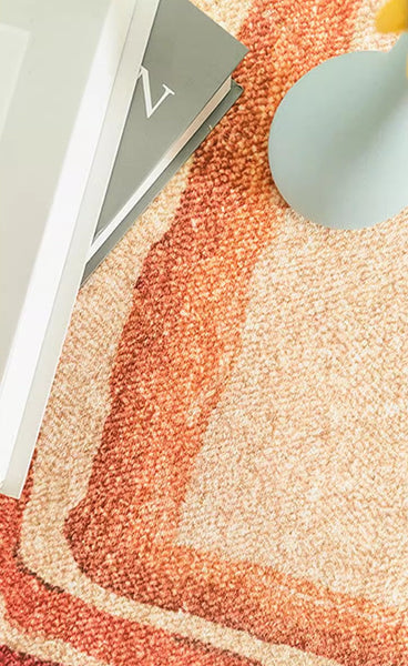 Contemporary Modern Rugs for Living Room, Geometric Modern Rugs under Dining Room Table, Modern Carpets under Coffee Table, Abstract Soft Rugs for Bedroom-Art Painting Canvas