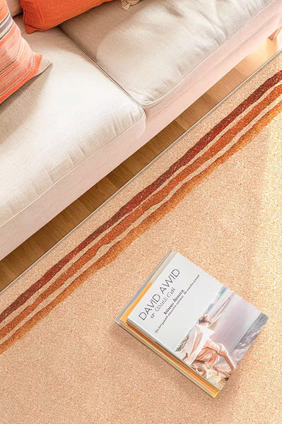 Contemporary Modern Rugs for Living Room, Geometric Modern Rugs under Dining Room Table, Modern Carpets under Coffee Table, Abstract Soft Rugs for Bedroom-Art Painting Canvas