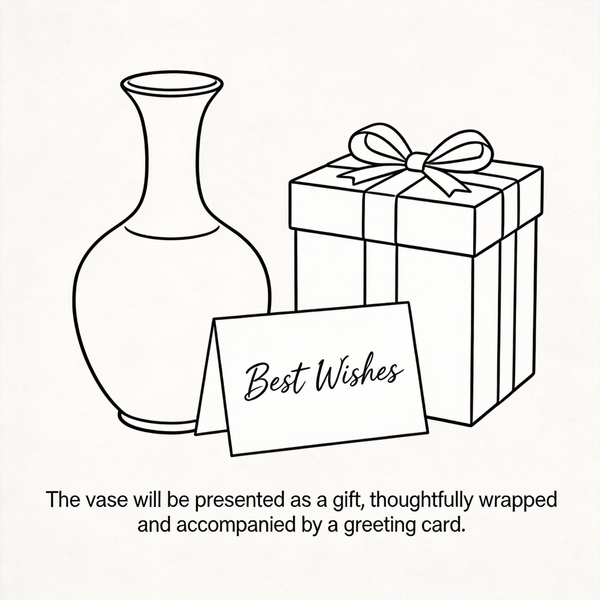 Modern Flower Vases on Table, Porcelain Flower Vases, Water Holding Flower Vases, Handmade Bouquet Ceramic Vases-Art Painting Canvas