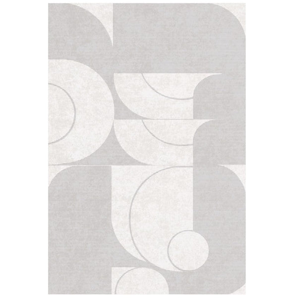 Abstract Contemporary Rugs for Bedroom, Dining Room Floor Rugs, Grey Modern Rugs under Sofa, Large Modern Rugs in Living Room, Modern Rugs for Office-Art Painting Canvas