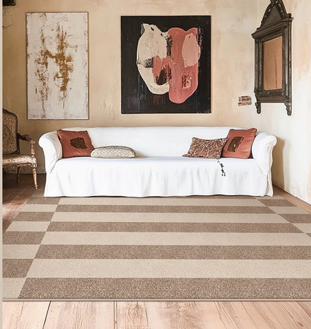Modern Area Rug for Living Room, Extra Large Modern Floor Carpets for Office, Contemporary Rugs for Dining Room, Bedroom Floor Rugs-Art Painting Canvas