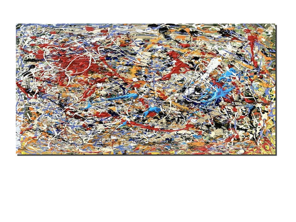 Colorful Contemporary Canvas Artwork, Modern Art Paintings for Dining Room, Abstract Wall Art Paintings, Large Acrylic Paintings on Canvas, Hand Painted Wall Art Paintings-Art Painting Canvas