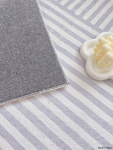 Soft Modern Rug for Living Room, Bedroom Floor Rugs, Geometric Contemporary Rugs for Dining Room, Gray Modern Rugs for Living Room