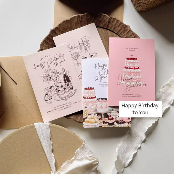 Creative Birthday Greeting Cards, Birthday Cards to Friends, Happy Birthday Cards, Beautiful Birthday Greeting Cards to Lovers, Greeting Cards to Mother-Art Painting Canvas