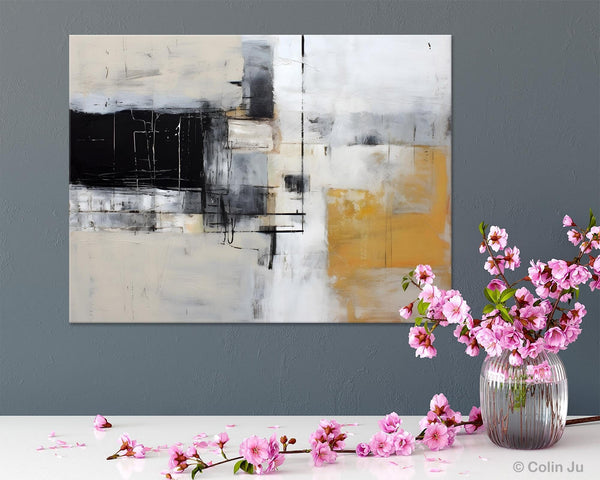 Modern Abstract Art Paintings, Extra Large Canvas Painting for Bedroom, Original Canvas Wall Art, Oversized Contemporary Acrylic Paintings-Art Painting Canvas