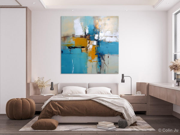 Large Abstract Painting for Bedroom, Original Modern Wall Art Paintings, Oversized Contemporary Canvas Paintings, Modern Acrylic Artwork-Art Painting Canvas