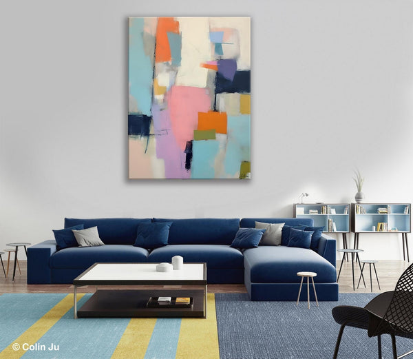 Modern Paintings, Large Contemporary Wall Art, Acrylic Painting on Canvas, Extra Large Paintings for Dining Room, Original Abstract Painting-Art Painting Canvas