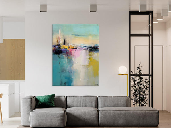 Heavy Texture Canvas Art, Abstract Paintings, Large Contemporary Wall Art, Extra Large Paintings for Living Room, Original Modern Painting-Art Painting Canvas