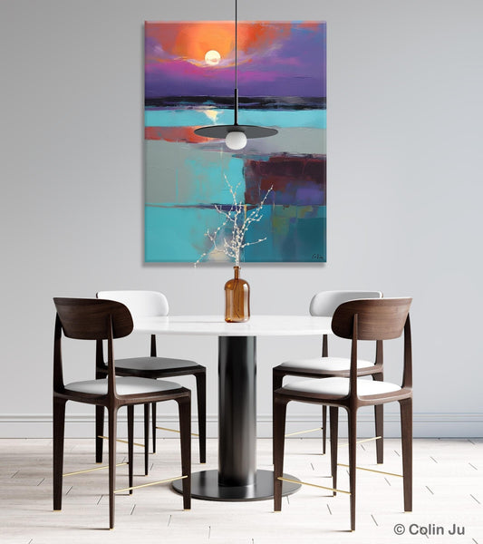 Extra Large Painting on Canvas, Oversized Contemporary Acrylic Painting, Extra Large Canvas Painting for Bedroom, Original Abstract Painting