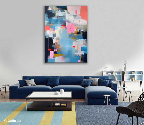 Modern Wall Paintings, Contemporary Painting on Canvas, Abstract Painting for Bedroom, Extra Large Original Acrylic Art, Buy Wall Art Online-Art Painting Canvas