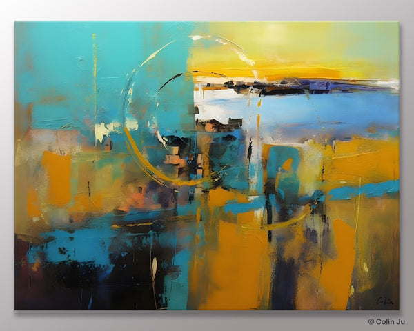 Oversized Canvas Paintings, Original Abstract Art, Hand Painted Canvas Art, Contemporary Acrylic Art, Huge Wall Art Ideas for Living Room-Art Painting Canvas
