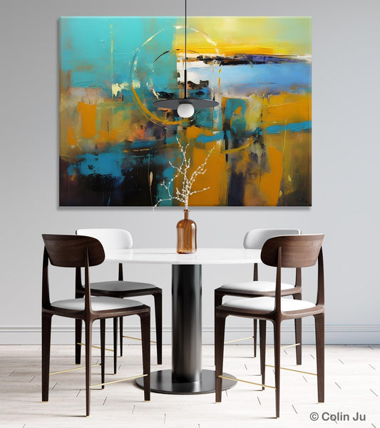 Oversized Canvas Paintings, Original Abstract Art, Hand Painted Canvas Art, Contemporary Acrylic Art, Huge Wall Art Ideas for Living Room-Art Painting Canvas