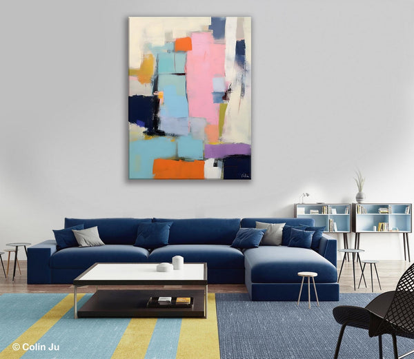 Original Canvas Art, Contemporary Acrylic Painting on Canvas, Large Wall Art Painting for Bedroom, Oversized Modern Abstract Wall Paintings-Art Painting Canvas