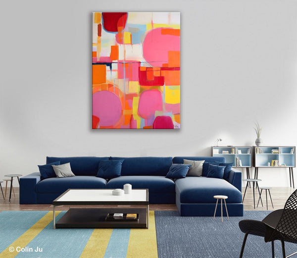 Large Contemporary Wall Art, Extra Large Paintings for Bedroom, Abstract Wall Paintings, Heavy Texture Canvas Art, Original Modern Painting-Art Painting Canvas