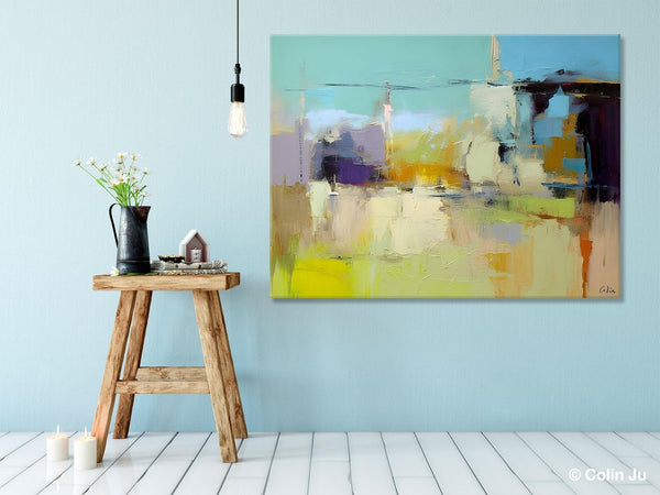 Large Acrylic Paintings on Canvas, Original Abstract Art, Contemporary Acrylic Painting on Canvas, Oversized Modern Abstract Wall Paintings-Art Painting Canvas