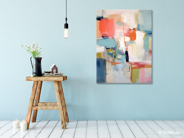 Large Wall Art Painting for Bedroom, Original Canvas Art, Contemporary Acrylic Painting on Canvas, Oversized Modern Abstract Wall Paintings-Art Painting Canvas