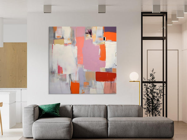 Modern Acrylic Paintings, Original Modern Paintings, Contemporary Canvas Art for Living Room, Extra Large Abstract Paintings on Canvas-Art Painting Canvas