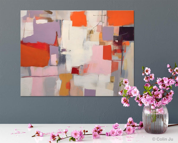 Acrylic Paintings on Canvas, Large Original Abstract Art, Contemporary Acrylic Painting on Canvas, Oversized Modern Abstract Wall Paintings-Art Painting Canvas