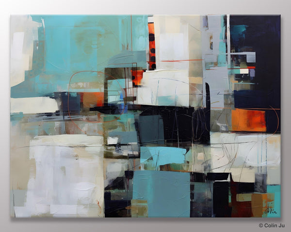 Extra Large Paintings for Dining Room, Abstract Wall Paintings, Hand Painted Canvas Art, Original Artowrk, Contemporary Wall Art Paintings-Art Painting Canvas