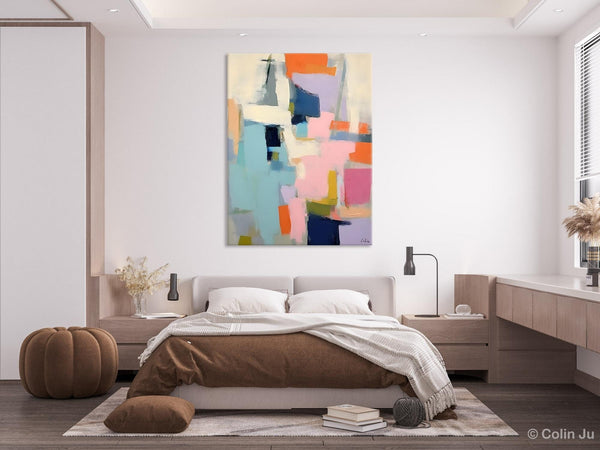 Large Wall Art Painting for Bedroom, Original Canvas Art, Contemporary Acrylic Painting on Canvas, Oversized Modern Abstract Wall Paintings-Art Painting Canvas